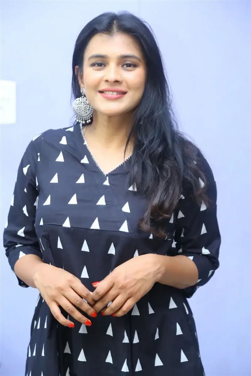 TELUGU ACTRESS HEBAH PATEL AT VYAVASTHA WEB SERIES THANKS MEET 7